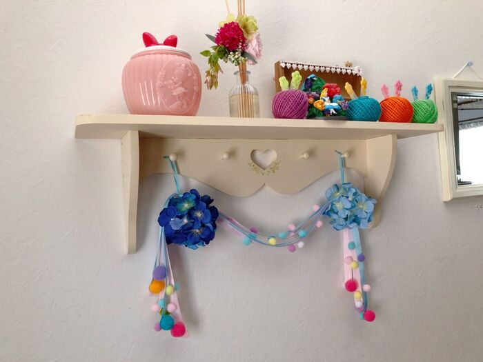 夢かわハッピー♡お花とリボンの〜ウェルカムオーナメント♡