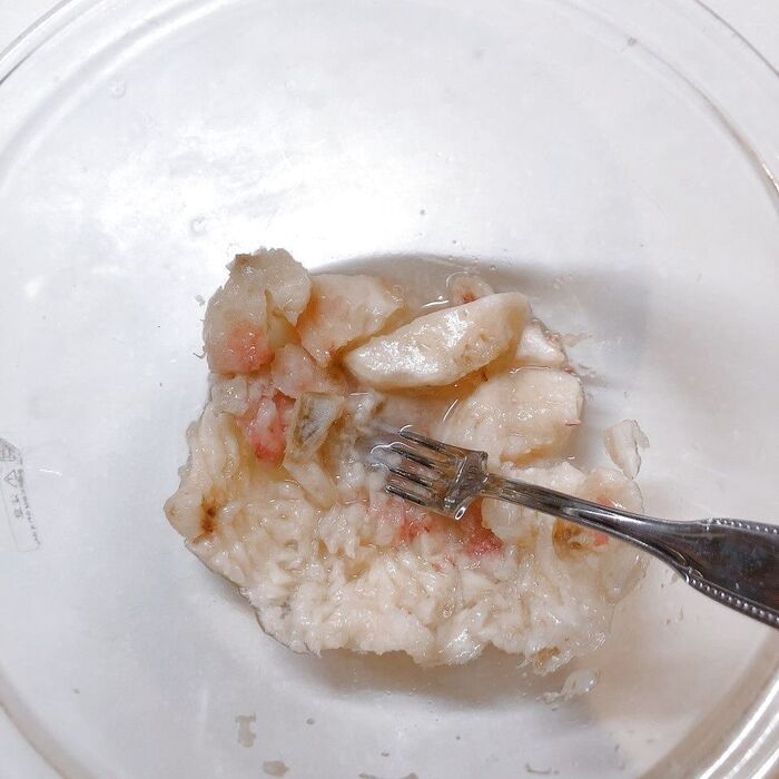 1、桃のアイスクリームを作る
