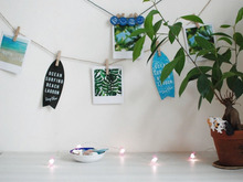 セリアで夏らしく模様替え