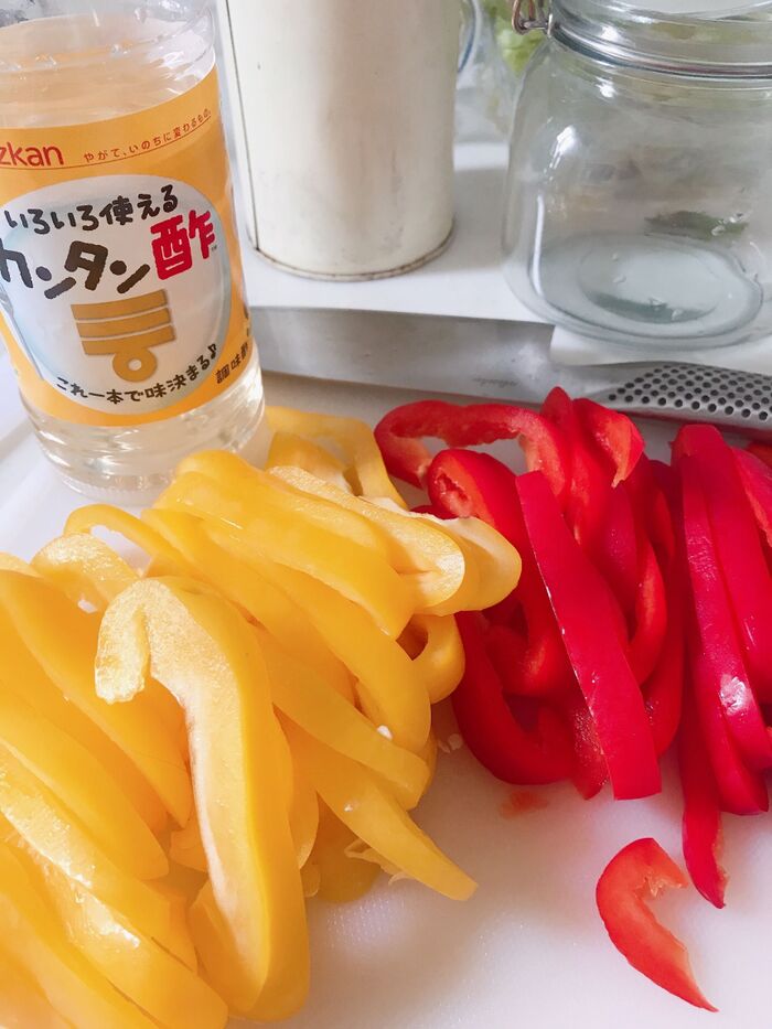 簡単酢を入れるだけ