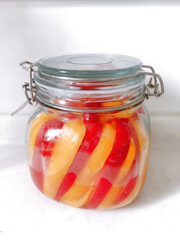 漬けるだけのパプリカのピクルス