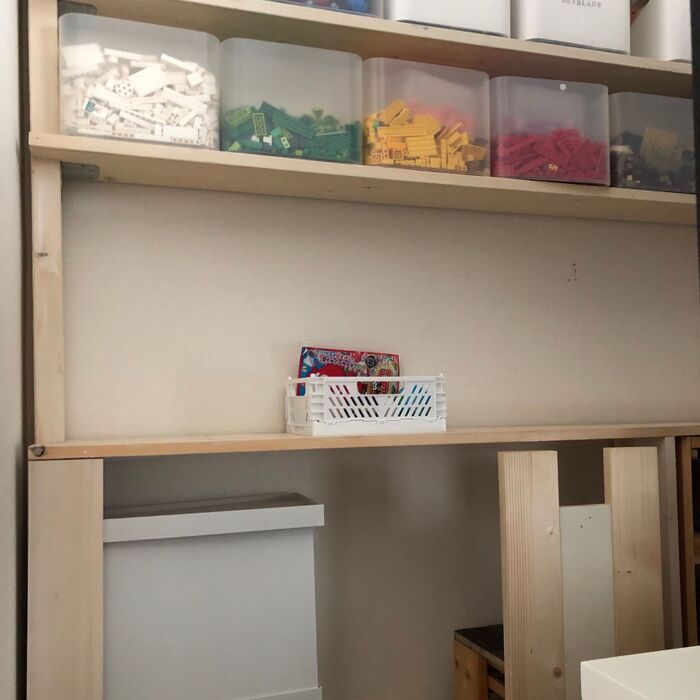 100均カゴで解決☆リビングに放置された細かいおもちゃ、私の対策はコレ!