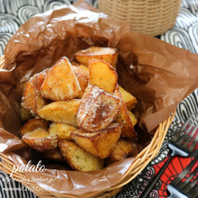 ローソンの悪魔シリーズ風!悪魔のポテト。