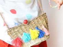 簡単!100円子供ショルダーポーチ・カゴポーチの作り方