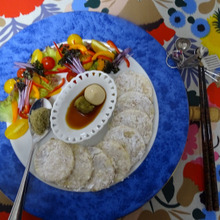 Nuttyなお豆腐のお刺身 と わいわいガヤガヤ達