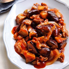 ♡ごはんがすすむ♡豚肉となすの甘酢あんかけ♡【#簡単#時短#節約】