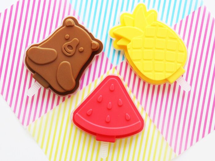【使いみちいろいろ♪】ダイソーシリコンアイスバー型