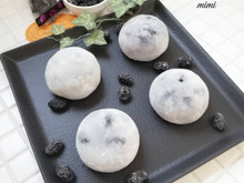 黒豆しぼりでなんちゃって豆大福