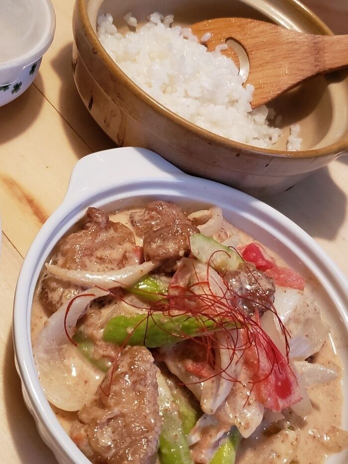 酢豚風*ごまだれトマト豚