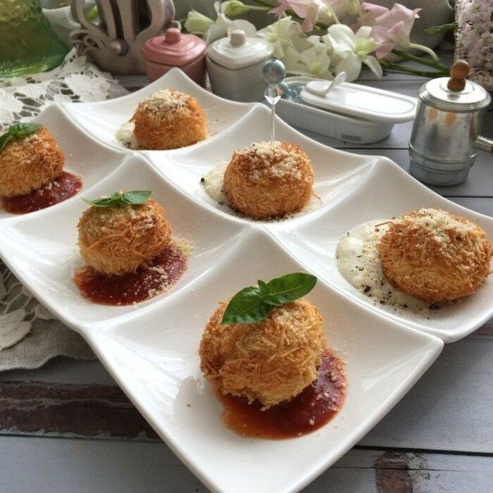 和にする?イタリアンにする?残ったそうめんでパリパリでリプリプリなエビ団子