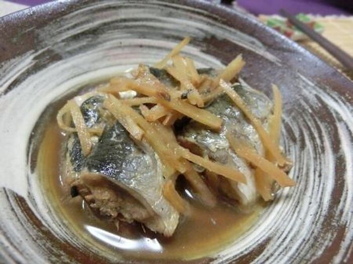 骨まで食べられる♪ 八方だしでイワシの酢生姜煮