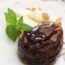 無花果のラムコンポート。