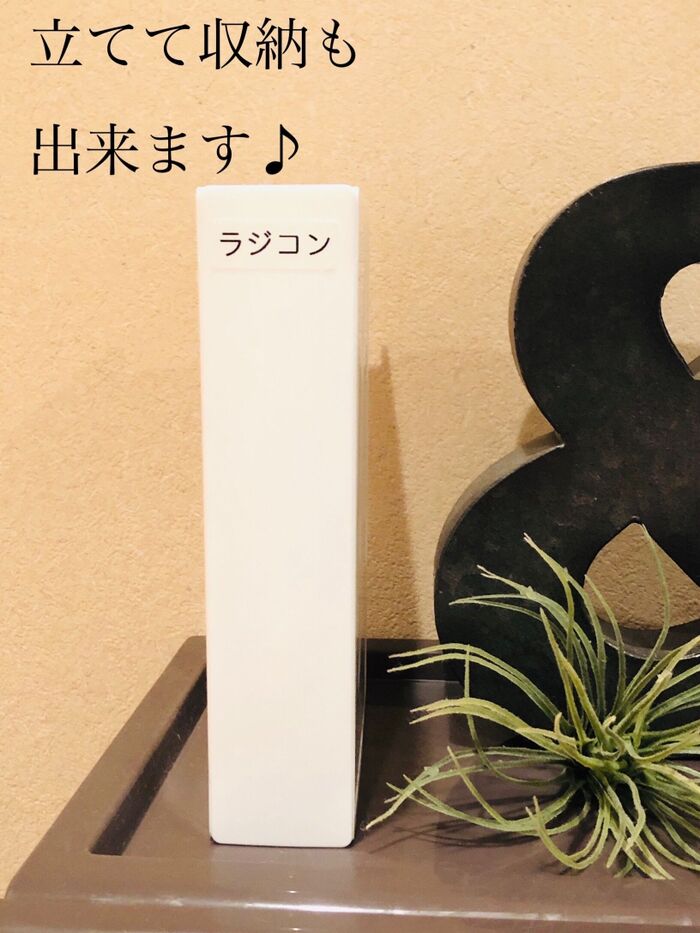 ブック型なので立てて収納も!