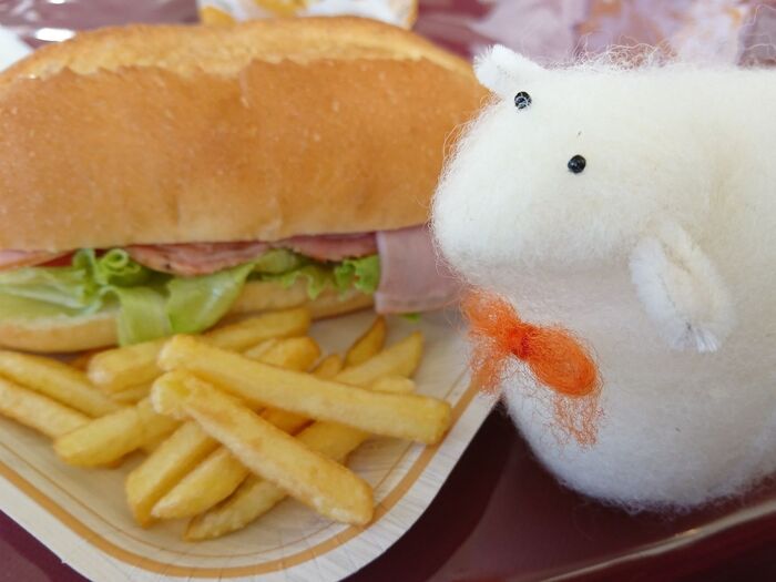 レストランでランチ