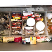 パントリーがない我が家の食品庫はここ。