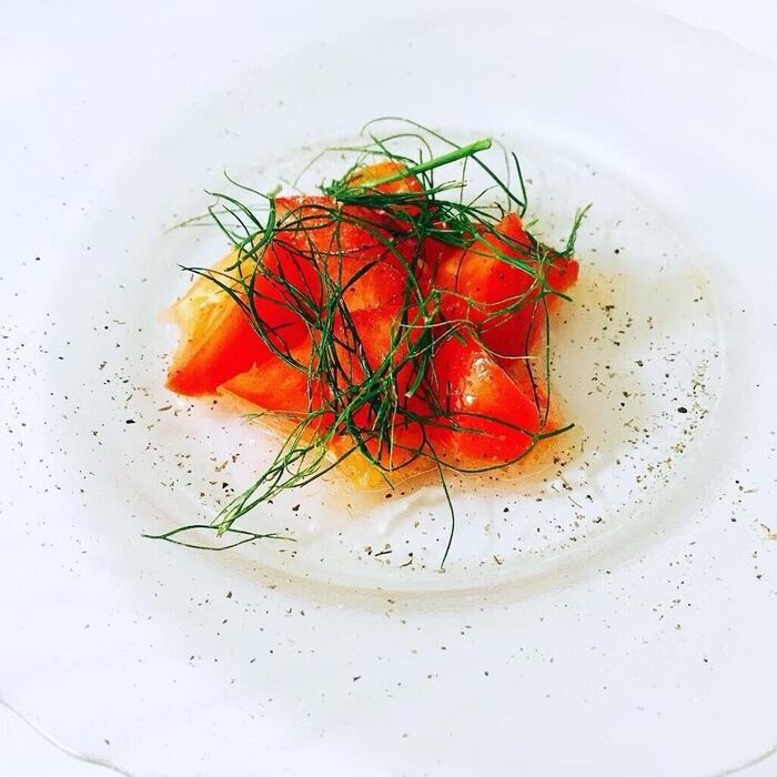 トマトとフェンネルのサラダ