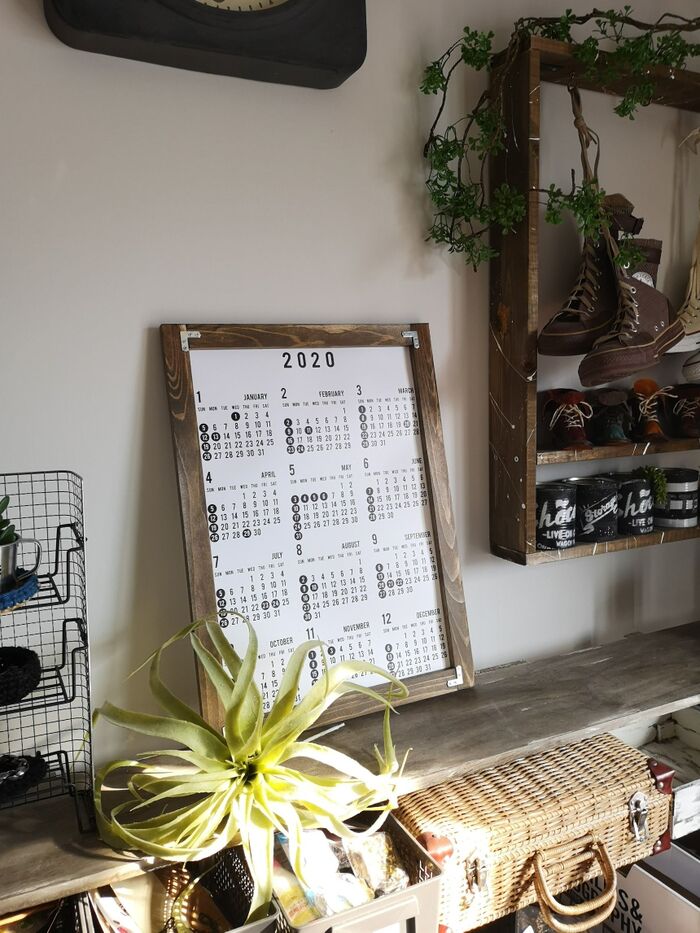 【100均DIY】来年のカレンダーはこれで決まり~100均カレンダーをリメイクしてみよう