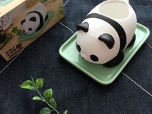 電源不要!水を入れるだけ!じんわり加湿なパンダの陶器加湿器