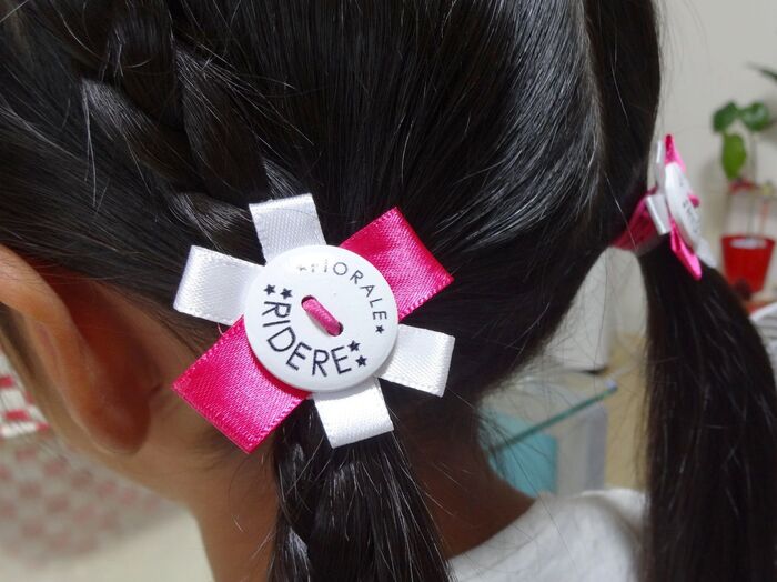 🎀お好きなリボンで簡単髪飾り🎀