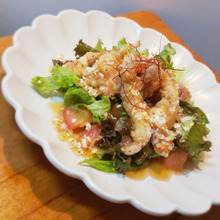 さっぱり油淋鶏のサラダ仕立て♪