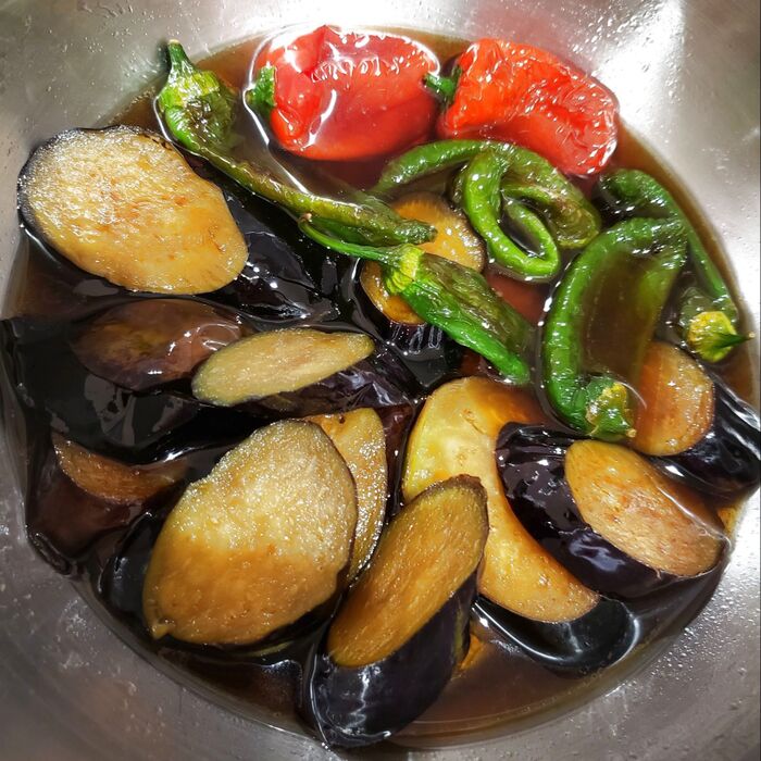 家にあるもので揚げ浸し