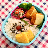 冷凍食品でアレンジ!お弁当&ランチレシピ「チーズカレー男爵弁当」