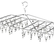 風では落ちないの服が取り込む時はスルッとハンガー