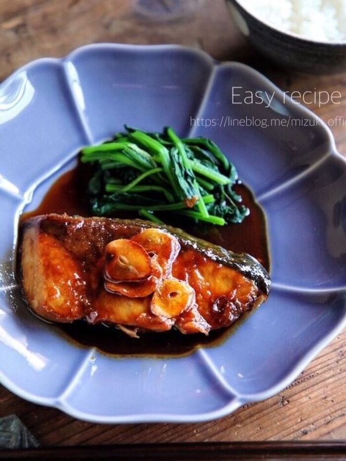 ♡バター醤油で♡ぶりのガーリックソテー♡【#簡単レシピ#魚#フライパン】