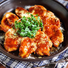 ♡チーズdeコクうま♡鶏むね肉のカレーソース♡【#簡単レシピ#時短#節約#コスパ】