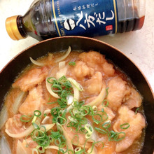 【鶏肉のおろし煮】調味料はこれ一本‼️