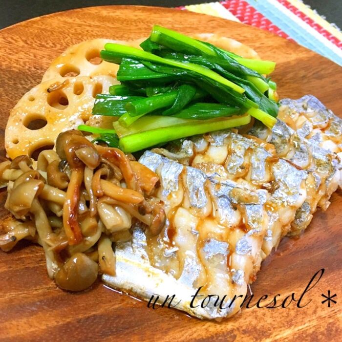 20分でそのまま食卓へ♪アツアツの蒸し料理☆太刀魚の生姜重ね蒸し