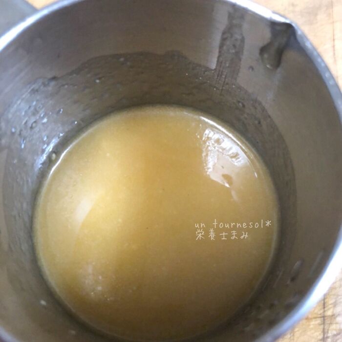 ⑤☆はよく混ぜ合わせてから!