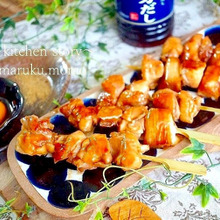 串に刺すだけで食べるのが楽しい~♪お家で焼き鳥