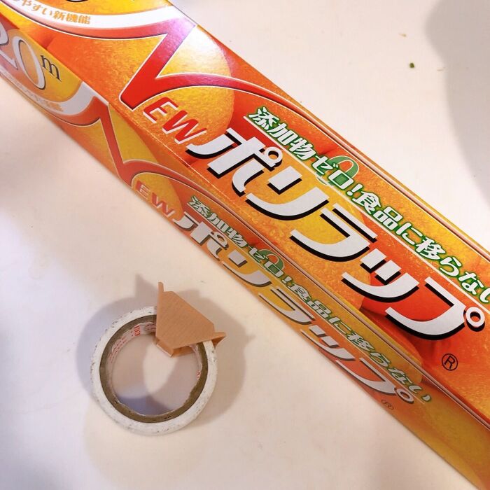 小技→ラップにペタ☆だけで生活感がちょっと消える