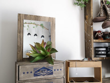 100均材料でミラー付き卓上ドレッサーが作れます