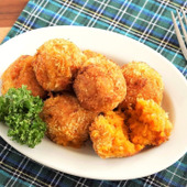 便利な野菜だし使用♪【かぼちゃのコロッケ】