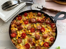 余ったパンの耳で~具材もたっぷりパンの耳ピザ ★リメイク料理★