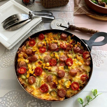 余ったパンの耳で~具材もたっぷりパンの耳ピザ ★リメイク料理★