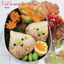 秋ですよ~コロンと栗の秋弁当