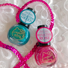 ダイソー♡プチボトル♡ハローキティのキラキラ★ネイル