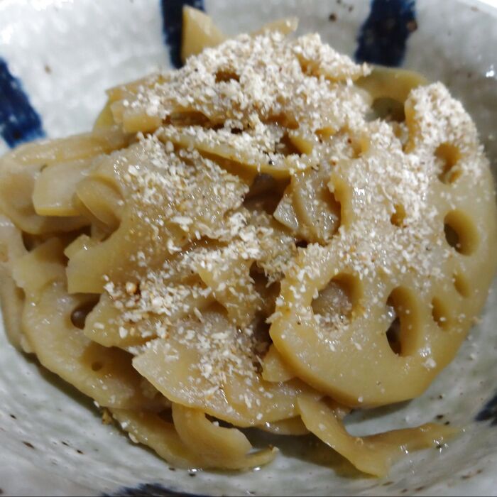 シャキシャキ感がたまらない😋レンコンのきんぴら❣