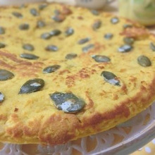 小麦粉・砂糖不使用☆ かぼちゃとおからパウダーのしっとりパンケーキ