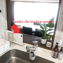 キッチンカウンターの下を有効活用♫私、朝食セット☕️ワゴン置いてます