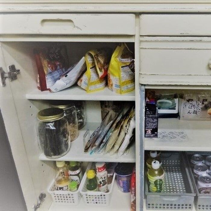 我が家の食品収納事情!「詰め込まない」パッケージ別・それぞれの整理収納!!