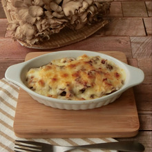 舞茸とサバ缶のグラタン