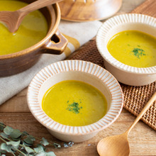 かぼちゃの皮ごとポタージュ。秋らしい、ほっこりスープ!おもてなしに♪