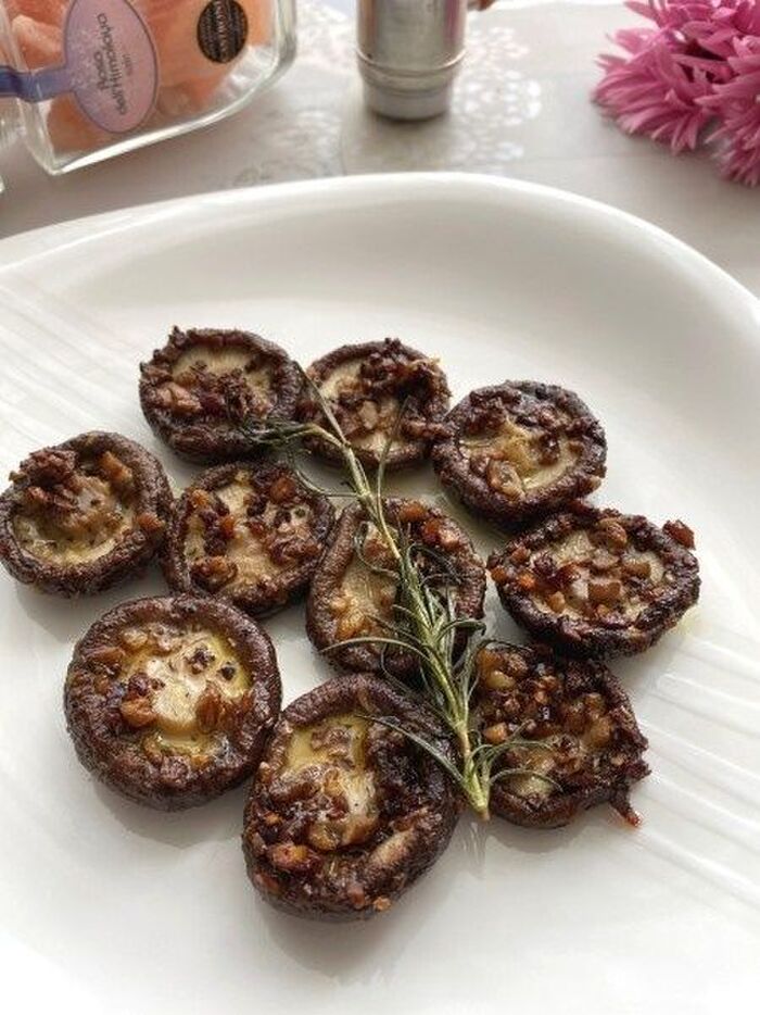 ちょっとイタリアンな椎茸の白ワインソテー