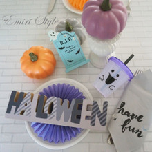 オレンジ&黒はもう飽きた⁉脱マンネリ!ハロウィンテーブルコーデ★色調マジック★