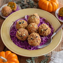 かぼちゃのひとくちコロッケ。ハロウィンパーティーにぴったりのおかず!