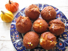 揚げたて最高!ホットケーキミックス粉を使った簡単おやつのアイデア♡ハロウィンなサーターアンダギー♪